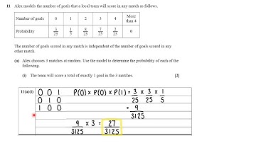 OCR AS Maths – Paper 1 June 2022 Q11