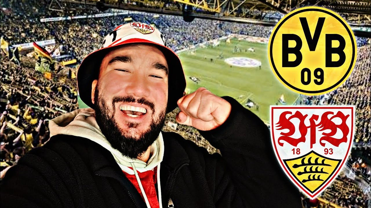 WAS FÜR EINE SCHLUSSPHASE! 😱🔥 Borussia Dortmund vs VfB Stuttgart | Stadionvlog 🏟⚽️