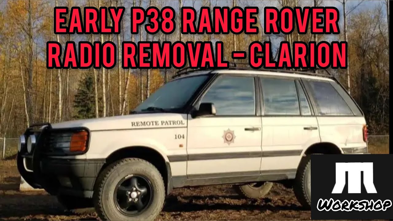Rovers Remover 1996 Range Rover Radio Removal Early P38 - Clarion Diversity radio ...