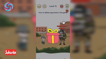 Brain Out 2 Level 75 How to defeat opponents in the game Walkthrough Solution