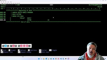 RPG 101 Ep1 - Basic old fashioned AS400 RPG Hello World Example