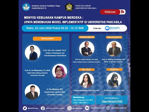 Menyigi Kebijakan Kampus Merdeka: Upaya Menemukan Model Implementatif di Universitas Pancasila