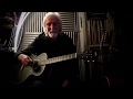 The raven electro acoustic guitar  demonstrated by paul brett