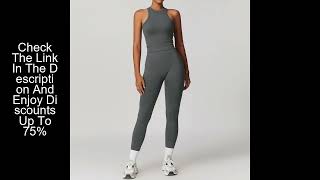 Seamless Athletic Wear Women's Clothes 2 Pieces Yoga Set Workout Sportswear Gym Clothing High Waist