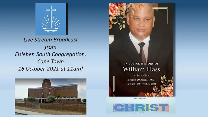 Funeral Service of William Hass. Saturday 16 Octob...