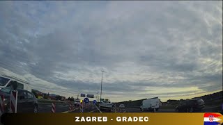 Driving in Croatia #23 - Morning Drive from Zagreb to Gradec