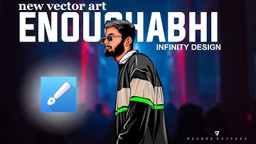 new vector art/ @EnoughAbhi /infinity design /hackereditzz