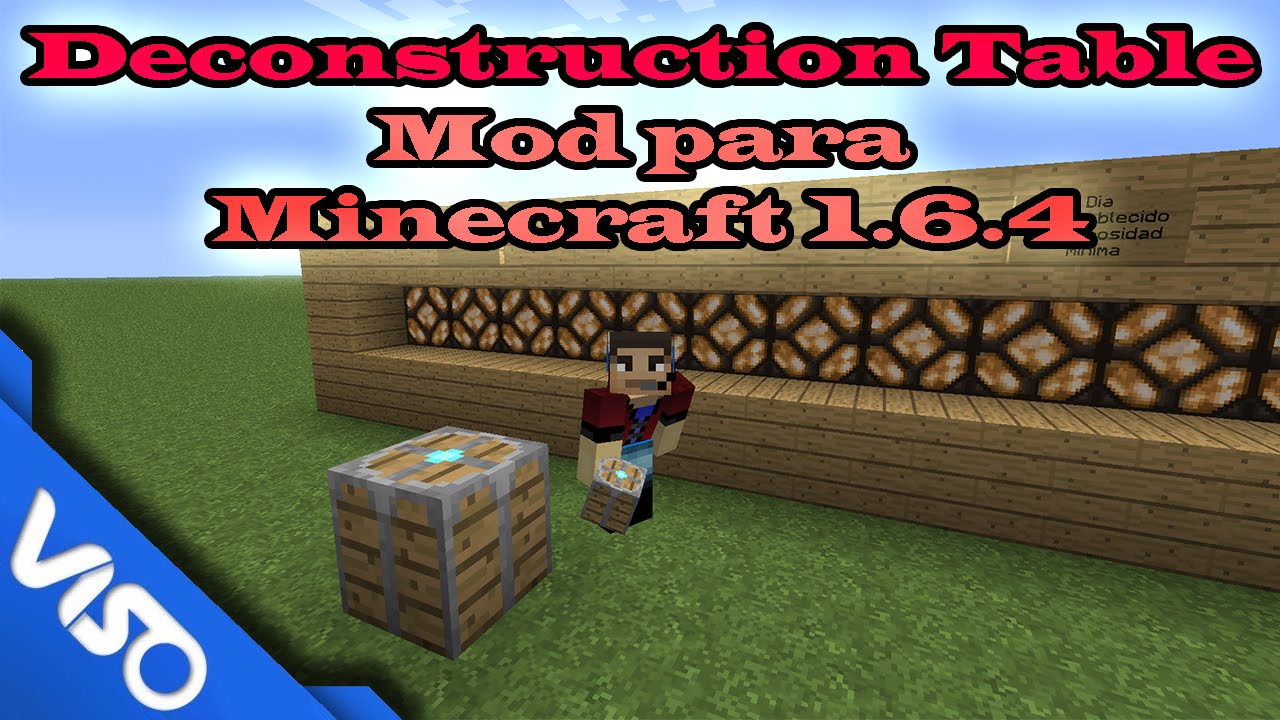 !! Tutorial MoD !! Descargar "Deconstruction Table Mod 1.6.4 ...