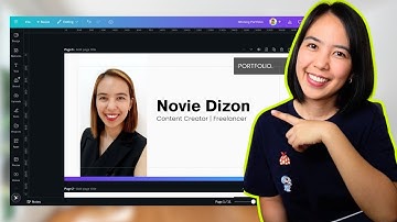 How to create a winning freelancer portfolio using Canva