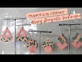 Bargello technique for Polymer clay earrings - How to make Clay earrings for beginner