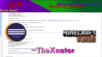 Minecraft Forge 1.8.9 Modding Tutorial #3 - Basic Item