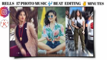 Make Instagram trending reels || music beat  shake effect video editing in kinemaster || Rk creative