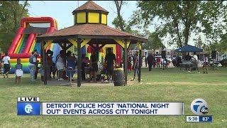 Detroit Police host ‘National Night Out’ events across city tonight