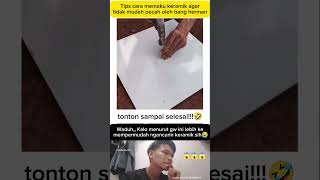 TIPS MEMAKU KERAMIK OLEH BANG HERMAN.#tahukahkamu #daftarstory #videoviral #tutorial #videolucu #fyp