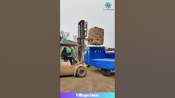 Forklift Operator Loading Bricks Like a BOSS! #constructionlife #skills #satisfying