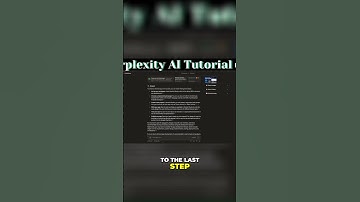 Quick and Accurate: The Ultimate Guide to Using Perplexity AI for Quick and Accurate Answers #shorts