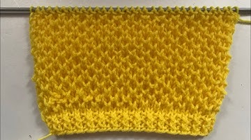 4 Rows Repeat Pattern For Gents Sweater