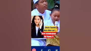 SHERLY TJOANDA RELA VIDEO CALL‼️DEMI KEBAHAGIAAN NYI HYANG 🥰 #dedimulyadi #sherlytjoandalaos #hyang