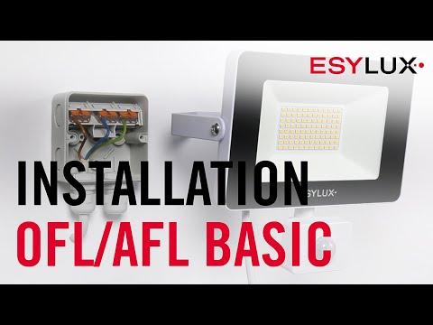 Install outdoor floodlights