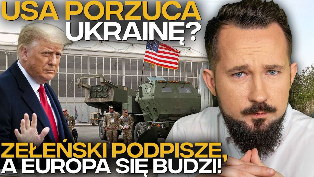 TRUMP WSTRZYMUJE WSPARCIE UKRAINY, a ZEŁEŃSKI jednak PODPISZE! #BizWeek