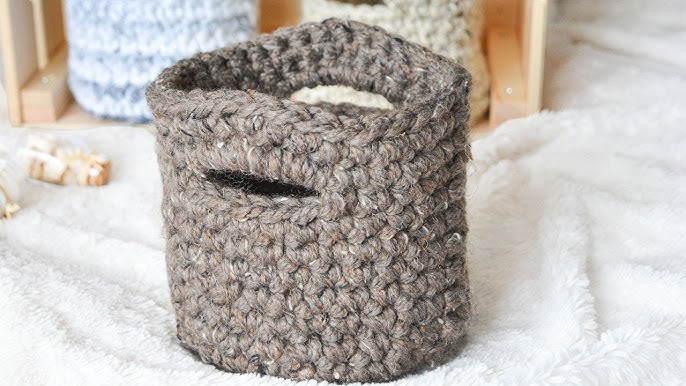 How to crochet a simple basket — Crochet basket pattern, plus video!