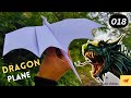 How To Make A Paper Dragon Plane Flying Super Origami Dragon Paper Plane Perfect Landing How To Make A Paper Dragon Plane Flying Super Origami Dragon Paper Plane Perfect Landing