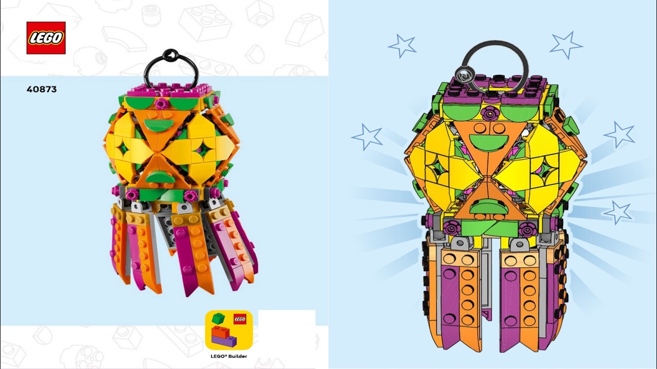Colourful Lantern LEGO instructions