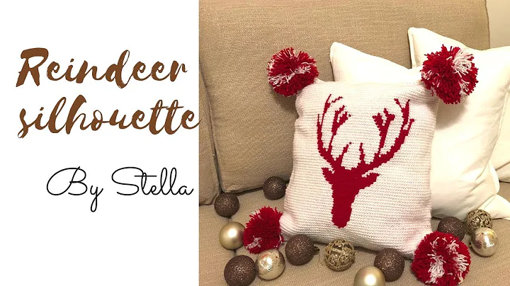 Create a Stunning Crochet Reindeer pillow with Tapestry Technique