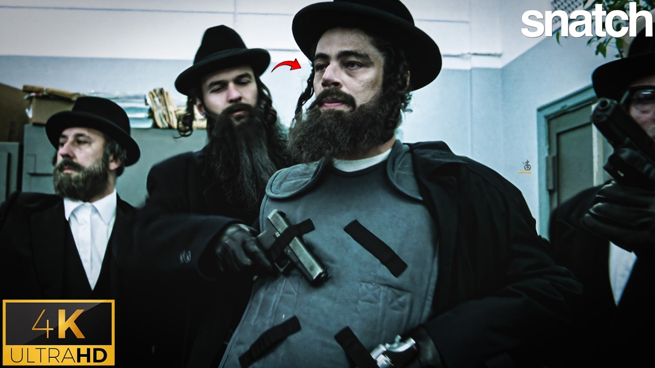 Сцена ограбления бриллиантов в начале фильма «Большой куш»