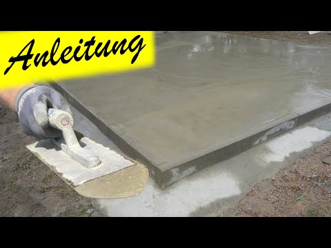 Video: Betonplatte eben?