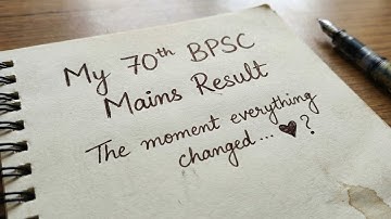 70th BPSC Mains Result: जो सोचा  था वही हुआ... | Pass or Fail ? Honest Reaction & strategy ahead 🥺