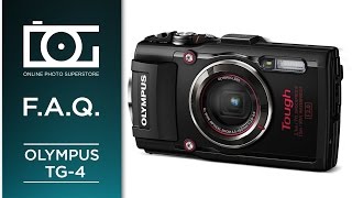 Olympus TG-4 Most Asked Questions Tutorial: Stylus Tough Waterproof Digital Camera | FAQ Video