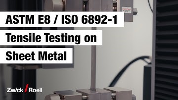 ASTM E8 / ISO 6892-1 | Tensile Testing on Sheet Metal