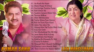 Lata Mangeshkar &amp; Kumar Sanu romantic old songs / Top 20 Bollywood Hindi 90&#39;s songs/ Old Is Gold