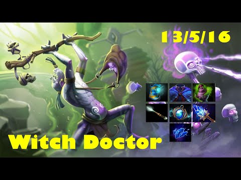 Witch Doctor (WD) support that pulls for the whole team, patch 7.32c