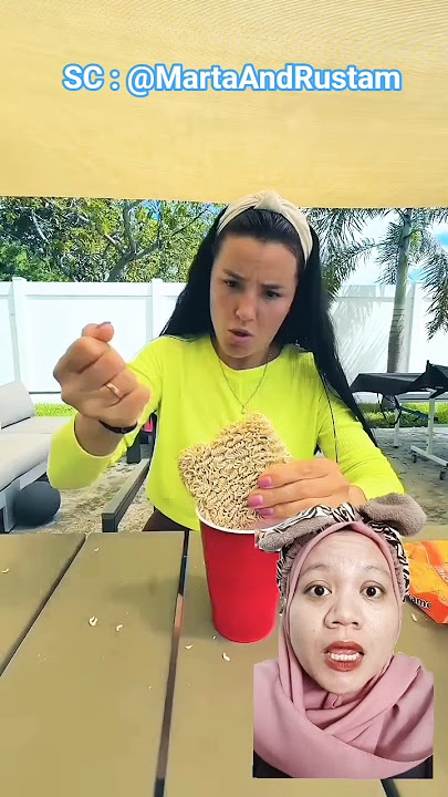 gak bisa sedu mie ⁉️@MartaAndRustam #funny #dubbing #shorts