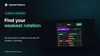 How to Take Stats in Volleyball Rotations (Live Stats Tutorial) screenshot 5