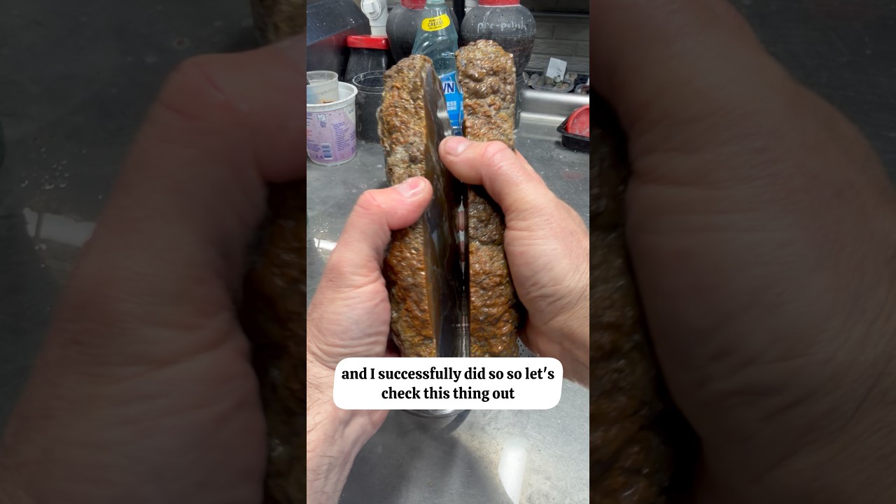 Потрясающая огранка «громовое яйцо» 