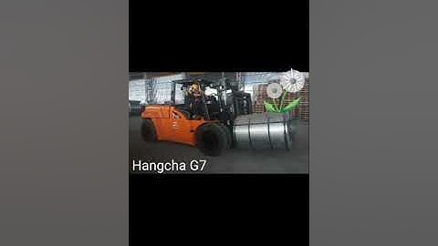 Xe nâng dầu 10 tấn Hangcha chui Container