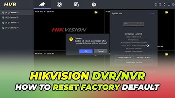 How To Reset Hikvision DVR to Factory Default - Step-by-Step Guide
