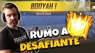 🔴 FREE FIRE AO VIVO RUMO DESAFIANTE MESTRE TOP GLOBAL (LIVE)