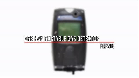Sperian Gas Detector Repair