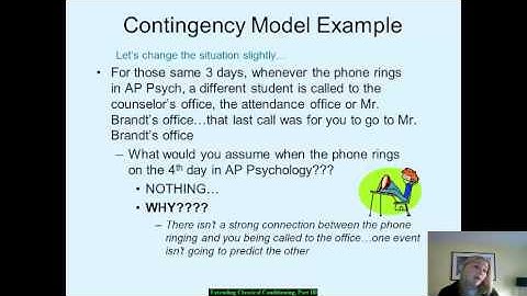 Extending Classical Conditioning, Part II