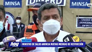 Ministro De Salud Anuncia Nuevas Medidas De Restriccin