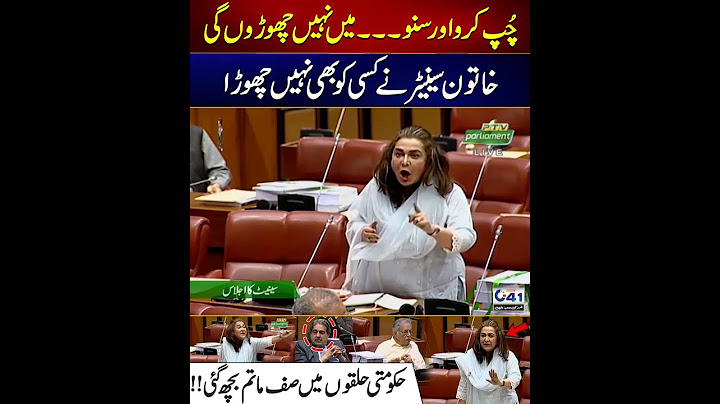 Khatoon Senetor Ne Wazir-E-Azam Ko bhi Na Bakhsha | Lafzi Gola Bari | City 41