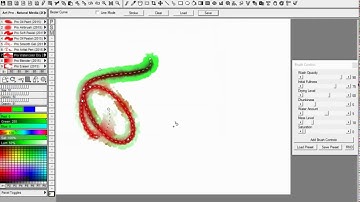 TwistedBrush Tutorials: Tools - The Line Tool and The Bezier Curve Tool