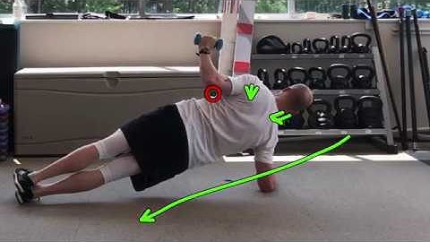 Side Plank with Shoulder External Rotation