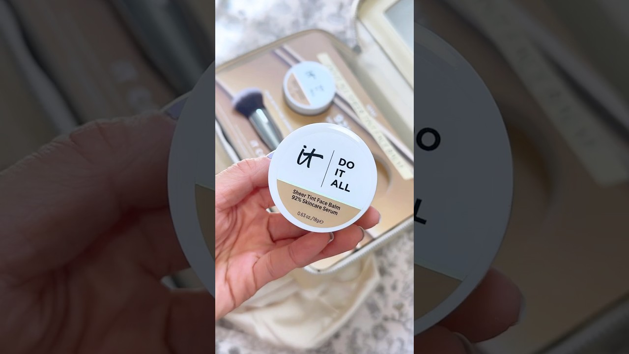 Coverage Before & After: IT Cosmetics Do It All Balm (in depth review soon!) #skintint #newmakeup