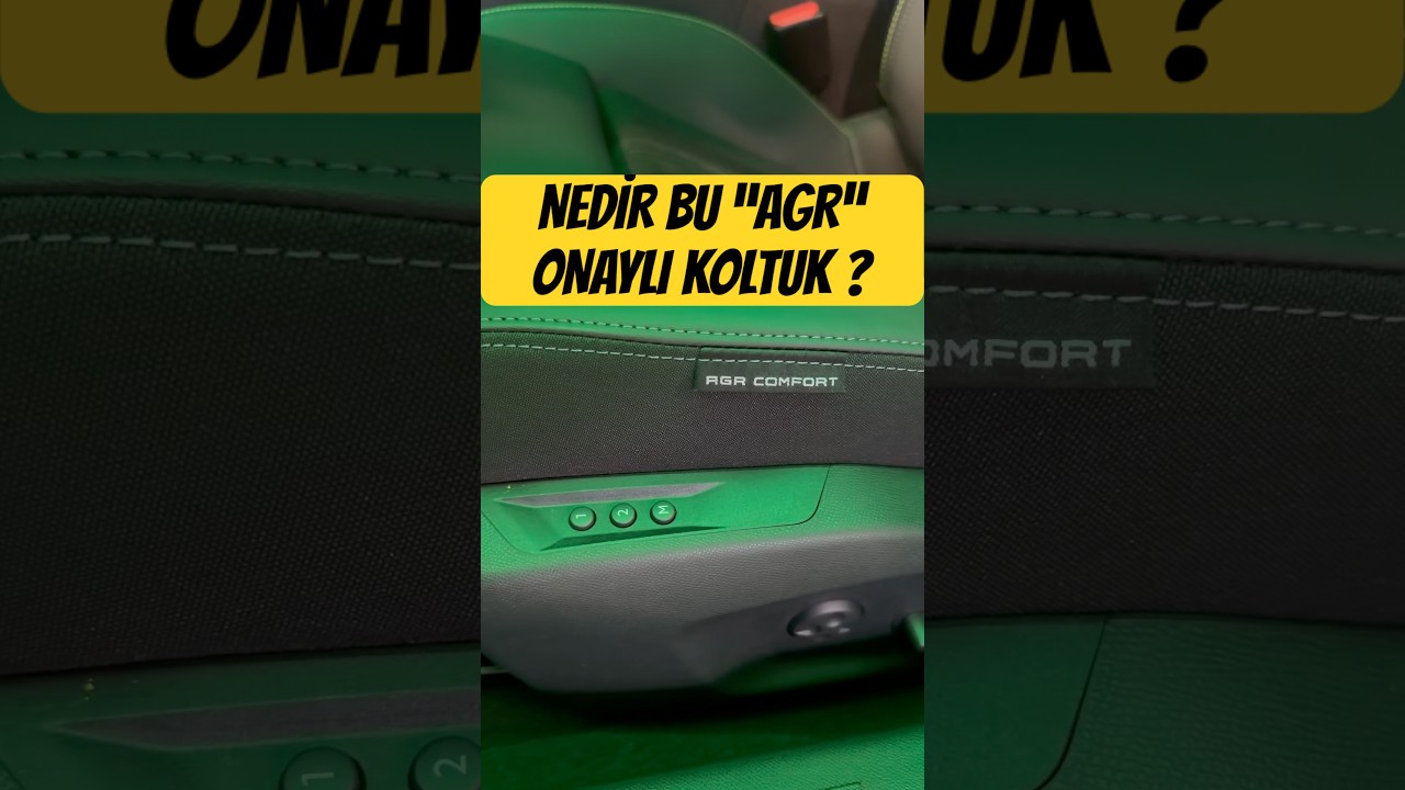 AGR sertifikasına sahip ortopedik koltuk ! Daha önce denediniz mi ? #trending #shorts #opel #agr