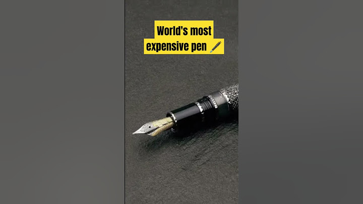 world's most expensive pen #shorts #facts